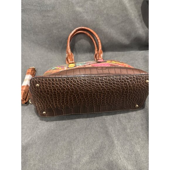 Breniano Bonjour Multicolor Handbag & Wallet Set With Adjustable Strap And Zippe - Picture 9 of 12